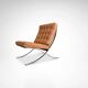 Chaise longue Barcelona MR90 de Mies van der Rohe pour Knoll