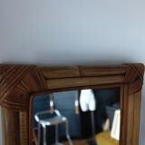 Bamboo/rattan mirror