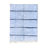 Modern Moroccan carpet blue