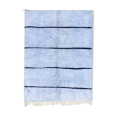 Modern Moroccan carpet blue