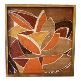 Tableau peinture sur soie
