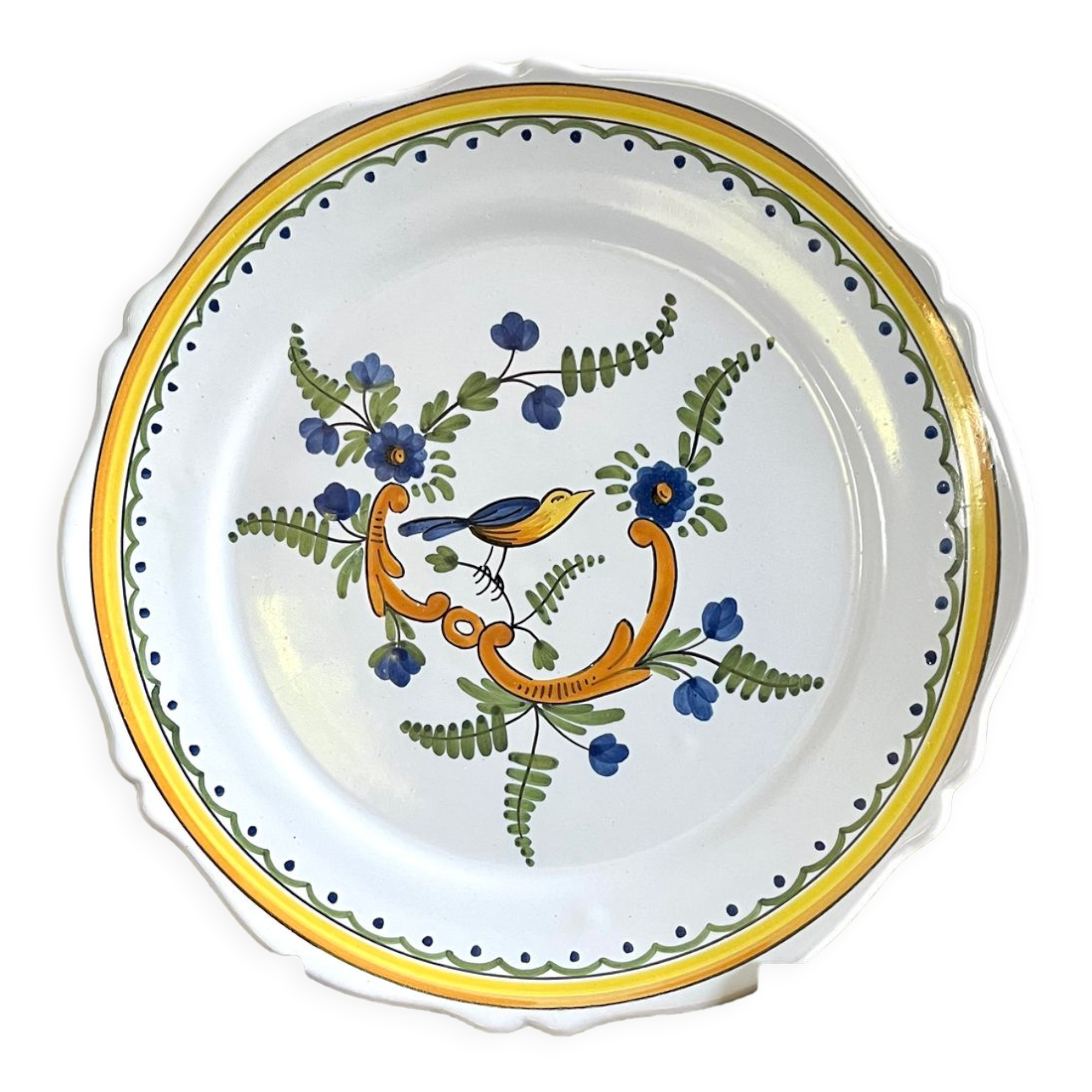 Decorative ceramic plate