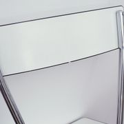 White and black formica chair 70s