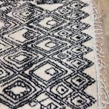 handmade abstract Berber rug 246 X 146 CM