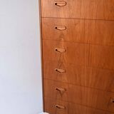 1950s Scandinavian Teak Chest of Six Drawers