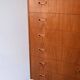 1950s Scandinavian Teak Chest of Six Drawers