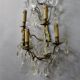 Large Bronze Wall Light with Pendants