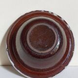 19th century enamelled earthenware salad bowl