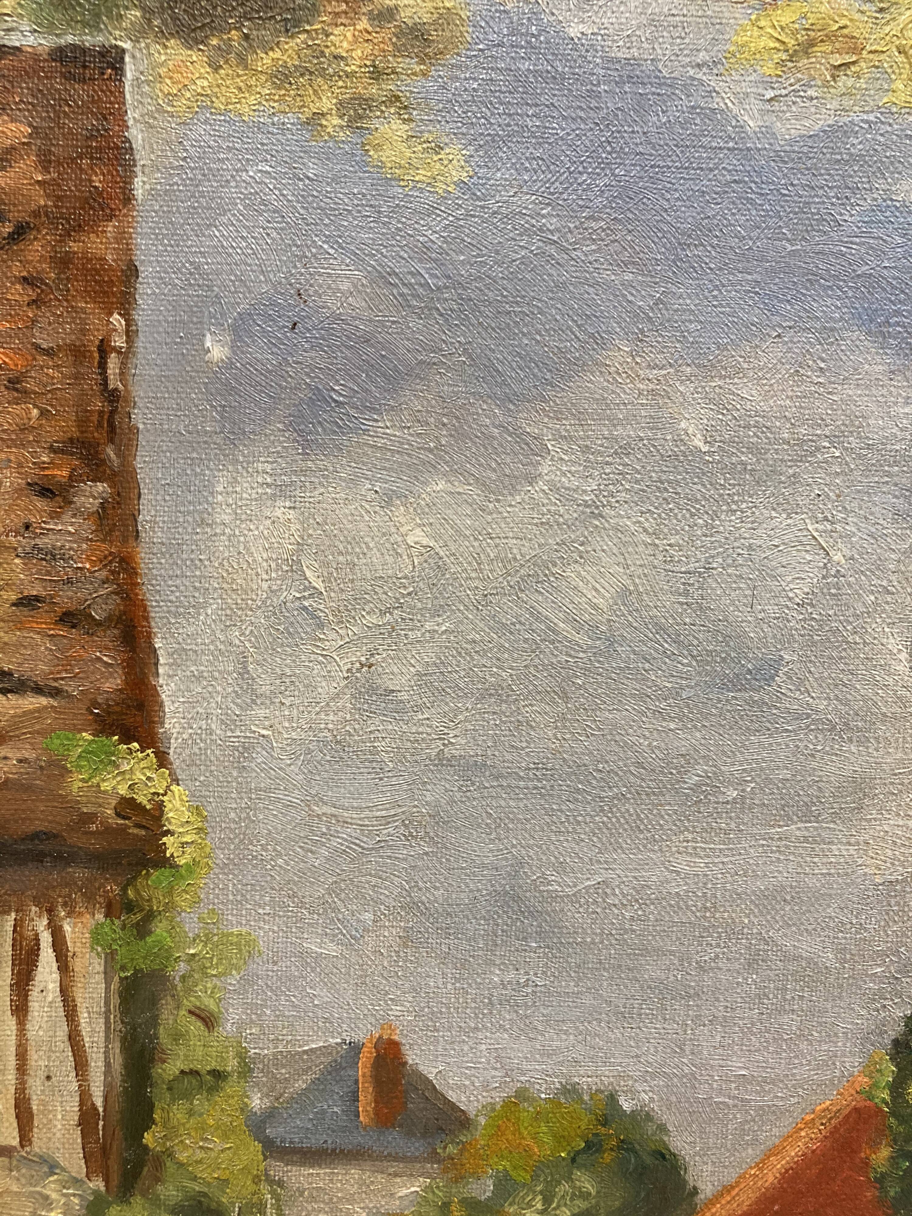 Huile sur toile vintage