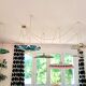 Handcrafted suspension cascade 6 lights "Moroccan Basket"