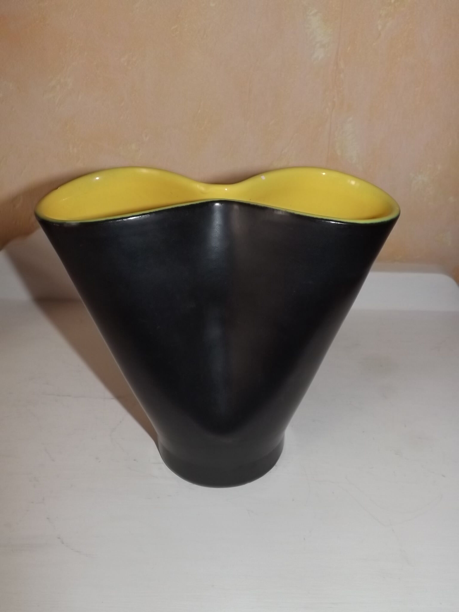 Vase Elchinger en corolle 1950 vintage