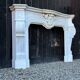 Napoleon III Fireplace In Carrara Marble Circa 1880
