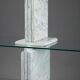 Carrara marble and glass library - 1970