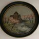 Old painting: framed watercolor
