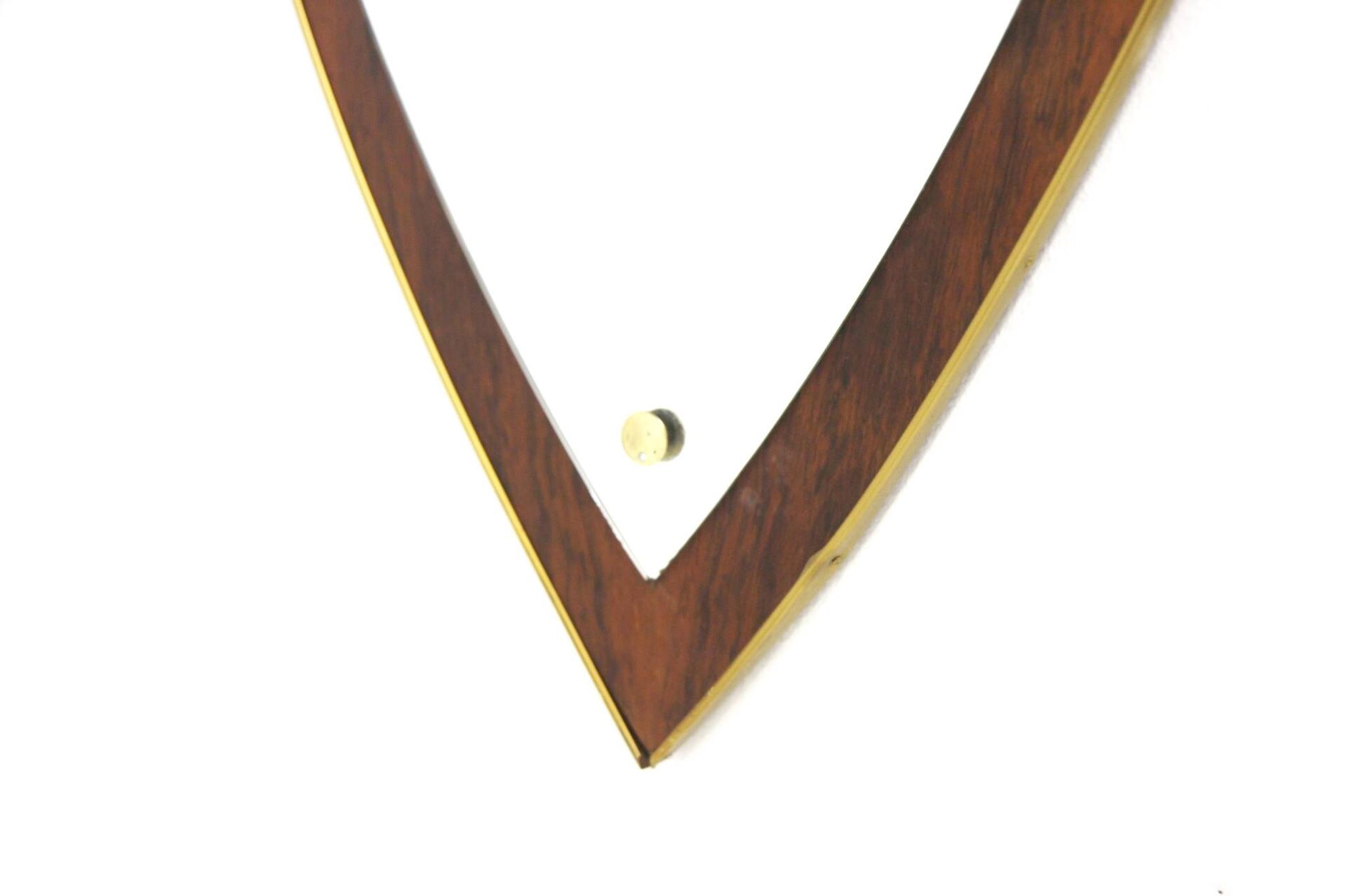 Scandinavian rosewood mirror, 88x43cm, Sweden, 1960