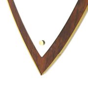 Scandinavian rosewood mirror, 88x43cm, Sweden, 1960