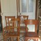 Quatre chaises bistrot
