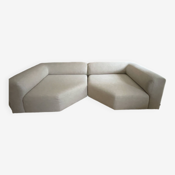 Set of two Bolia ANGLE corner sofas