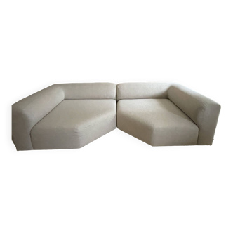 Set of two Bolia ANGLE corner sofas