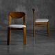 Brutalist dining chairs, France, 1960s