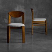 Chaise de salle à manger brutaliste, France, années 1960