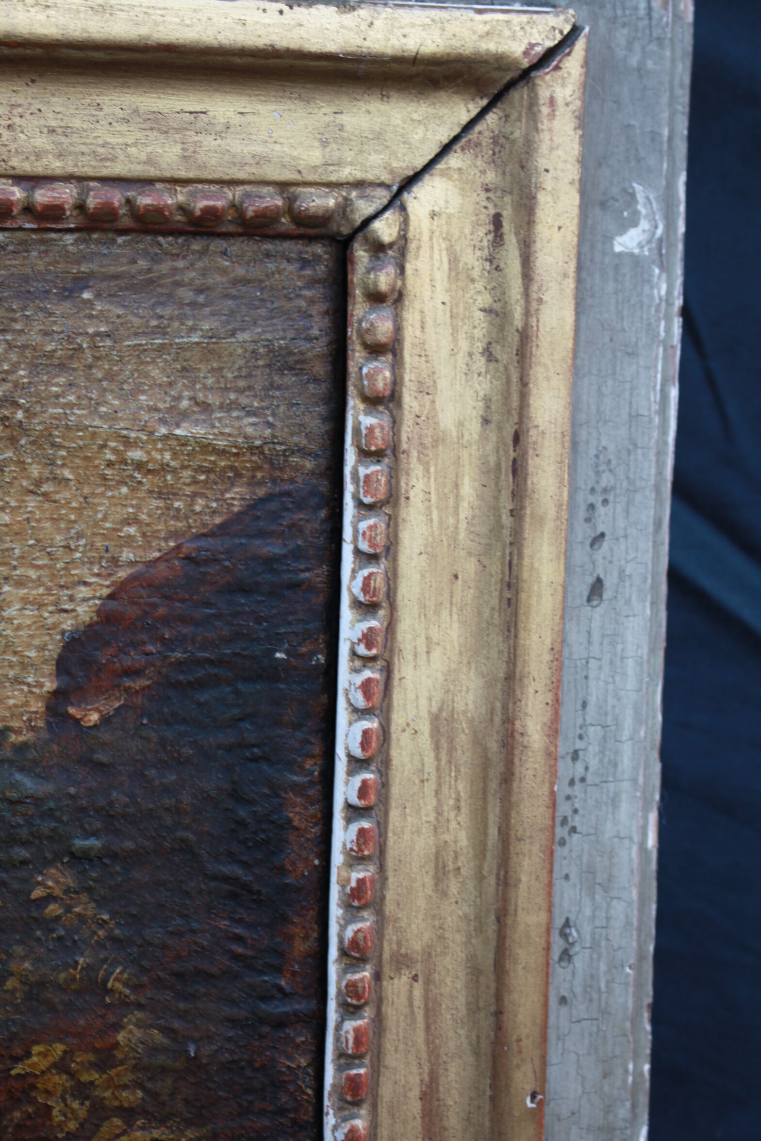 19th century trumeau 65x161cm