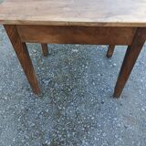 Firm table desk cherry walnut a drawer in front