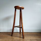 Rustic wooden stool