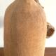 Bottle vintage burlap