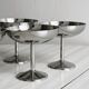 6 stainless steel footed bowls, Letang Remy style