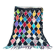 Vintage Boucherouite Berber rug: Hand-knotted Moroccan rug.