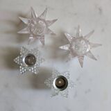 Set of candlesticks from the 70s.