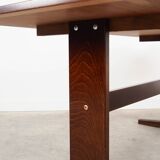 Oak table, Danish design, 1970s, manufactured by Farstrup Møbler