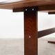 Table en chêne, design danois, années 1970, fabriquée par Farstrup Møbler.
