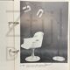 Vintage white Sorrento floorlamp by Copini & Posthuma for Gepo, Netherlands 1970s
