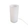 Contemporary table lamp in frosted white glass