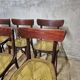 Set of 6 dining chairs, Thonet style, 1960s, Czechoslovakia