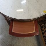 Bouillotte table in marquetry