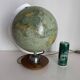 Globe vintage 1960 terrestre Verre JRO Verlag français - 35 cm