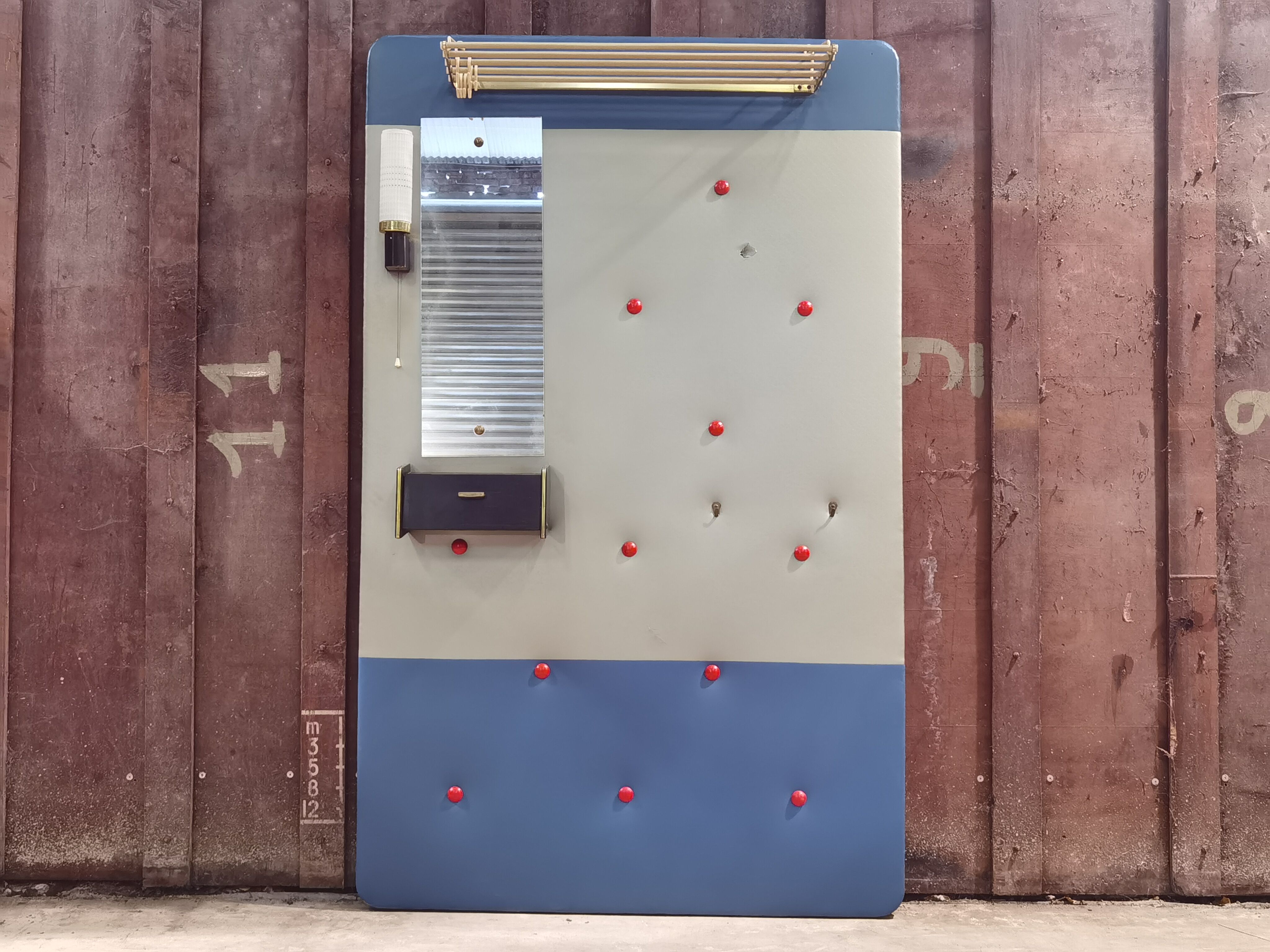 German wall coat holder Plauer Holzwaren