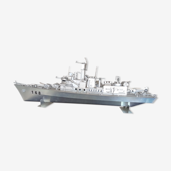 Aluminum military ship model