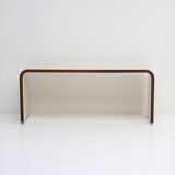 Console / side desk produced by the Belgian company Bergwood in the 1970s.