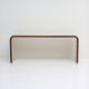 Console / side desk produced by the Belgian company Bergwood in the 1970s.