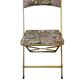 Chaises pliantes motif floral