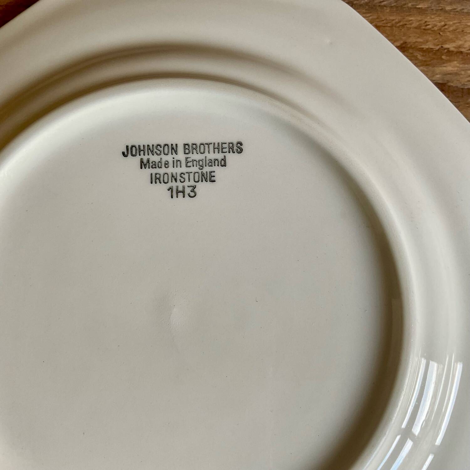 3 Johnson Brothers England Beaded Dessert Plates