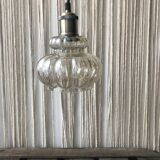 Pendant light with vintage globe