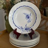 Lot de 6 assiettes creuses St Amand