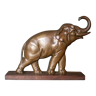 Elephant brass on pedestal