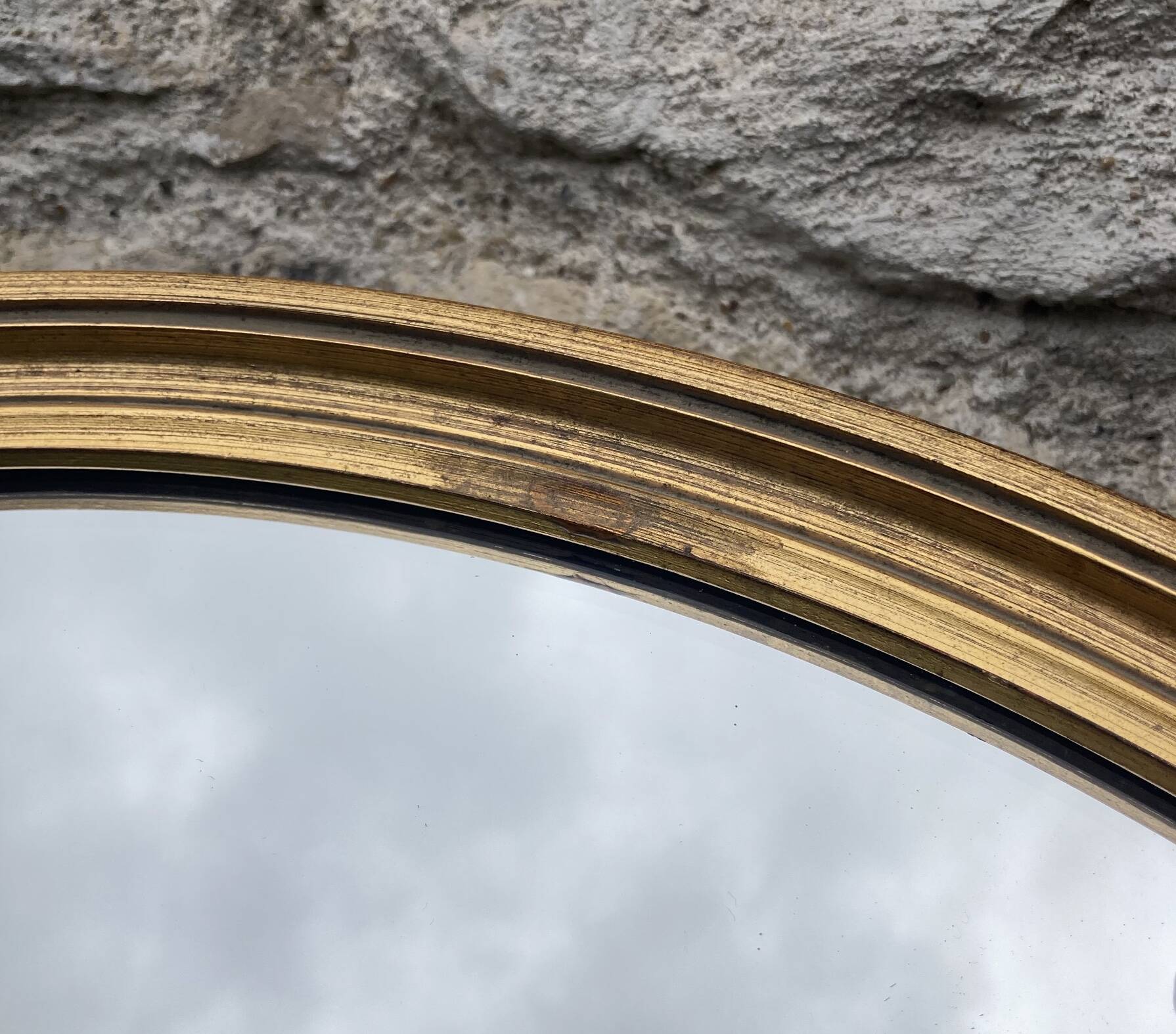 Miroir ancien doré