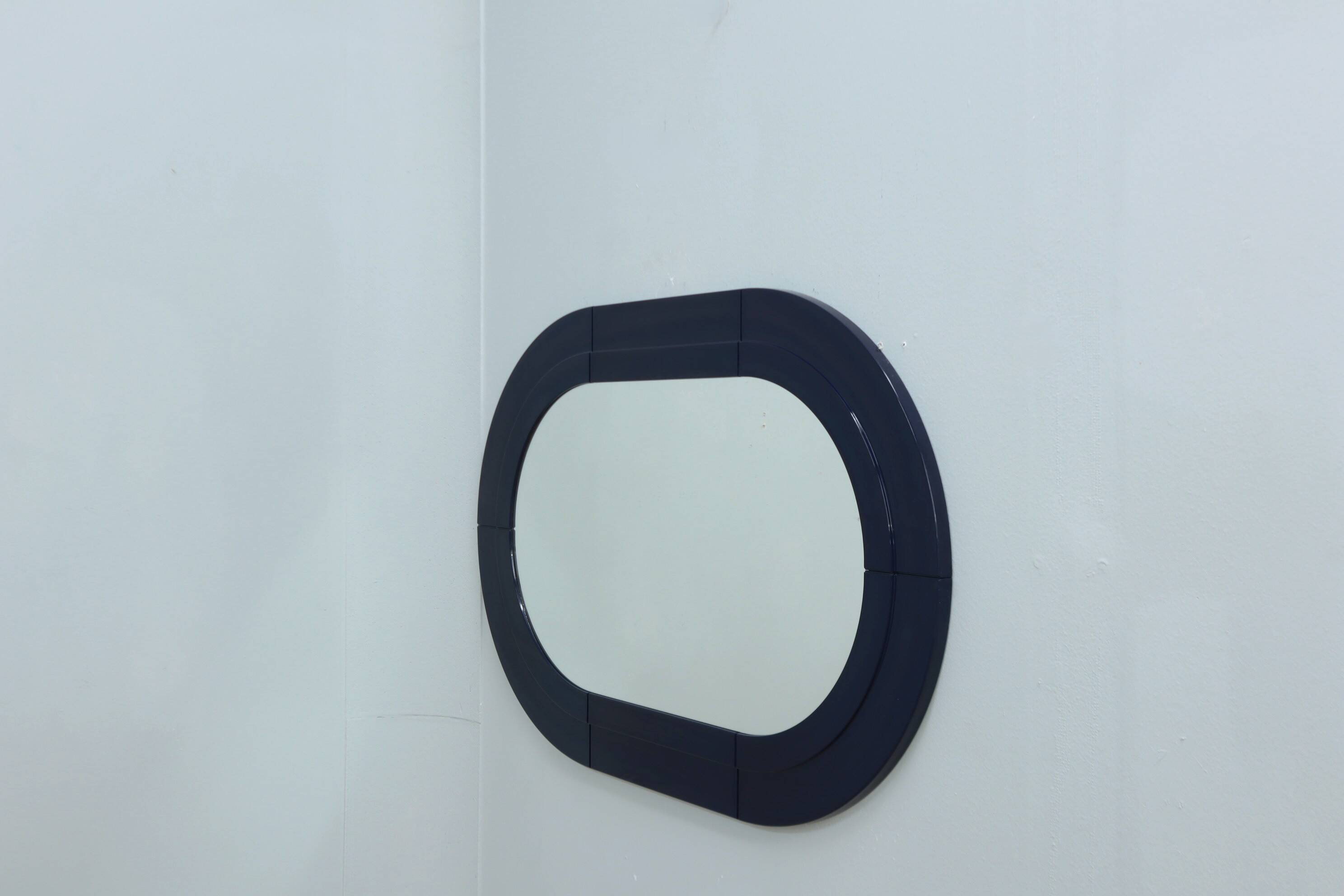 Pair of ABS wall mirrors Anna Castelli for Kartell 1960s